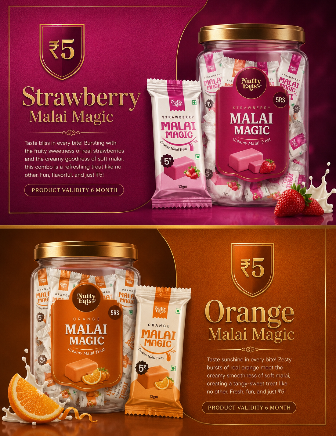 Strawberry Malai Magic